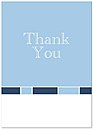 Lt Blue Logo Thank You Card D115D-V