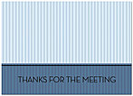 Blue Stripes Notecard D1370D-Y
