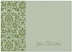 Custom Brocade Notecard D1378D-V