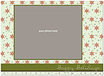 Christmas Flakes Photo Card D1340U-4B