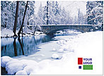 Winter Bridge Logo Card D1350U-4B