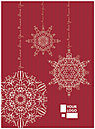 Delicate Flakes Logo/Name Card D1359U-4B