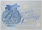 Silver Reflection Holiday Card H1270S-4A