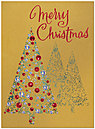 Christmas Trees Holiday Card H1272G-4A