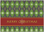 Argyle Christmas Card H1273G-AAA