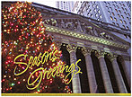 Wall Street Tree Lighting Holiday Card H1277G-AAA