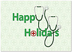 Holiday Stethoscopes Card H1320D-A