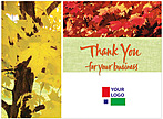 Business Thanks Logo Card D1255U-4B