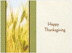 Wheat Field Thanksgiving Card H1230U-A
