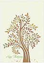 Organic Autumn Thanksgiving Card H1239KW-AA