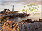 Portland Head Lighthouse Birthday Card A2008G-W