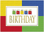 Happy Packages Birthday Card A2013U-X