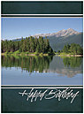 Tranquil Lake Birthday Card A2021U-X