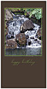 Waterfall Birthday Card A2031T-Z