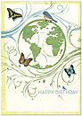 Living World Birthday Card A2035KW-X