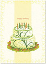 Celebration Cake Birthday Card A2036KW-X