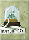 Stock Ticker Birthday Card A2044D-Y