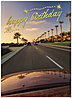 California Cruisin' Birthday Card A2054U-X