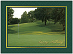 Sunlit Fairway Birthday Card A2055U-X