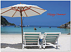 Summer Beach Card A2067U-Y