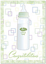 Baby Welcome Card A2073D-Y