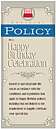 Cake Policy Birthday Card A2075L-Y