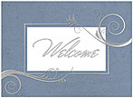 Stylish Welcome Card A2076U-X