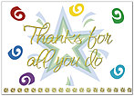 Thanks for All You Do Card A2079D-X