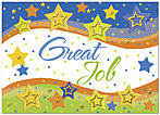 Great Job Sparkle Card A2080D-X