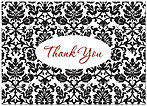 Damask Thank You Card A2086D-X