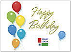 Balloon Flight Logo Card D2087U-4W