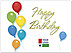 Balloon Flight Logo Card D2087U-4W