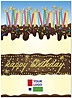 Confetti Cake Logo Card D2088U-4W