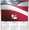 American Flag Logo Wall Calendar D2164U-4A