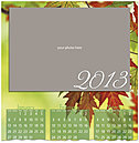 Autumn Colors Photo Wall Calendar D2166U-4A