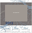 Swirl Photo Wall Calendar D2168U-4A