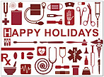 Medical Happy Holidays Card D2215U-A