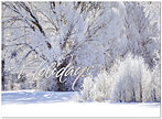 Winter Morning Holiday Card H2172S-AAA