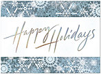 Snowflake Border Holiday Card H2179U-AA