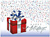 Patriotic Package Holiday Card H2180U-AA