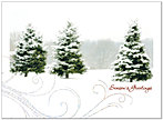 Season's Swirl Holiday Card H2181U-AA