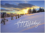 Winter's Glow Holiday Card H2198U-A