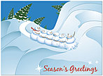 Dashing Through the Snow Holiday Card H2200U-A