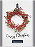 Christmas Wreath Holiday Card H2201U-A