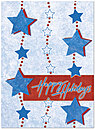 Holiday Star Garland Card H2202U-A