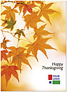 Leaves Logo Card D2121U-4B