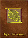 Simple Leaf Thanksgiving Card H2108G-AAA