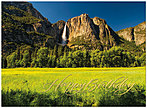 Mountain Waterfall Birthday Card A3006G-W