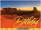Canyon Birthday Card A3008G-W