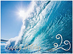 Catch a Wave Birthday Card A3016U-X